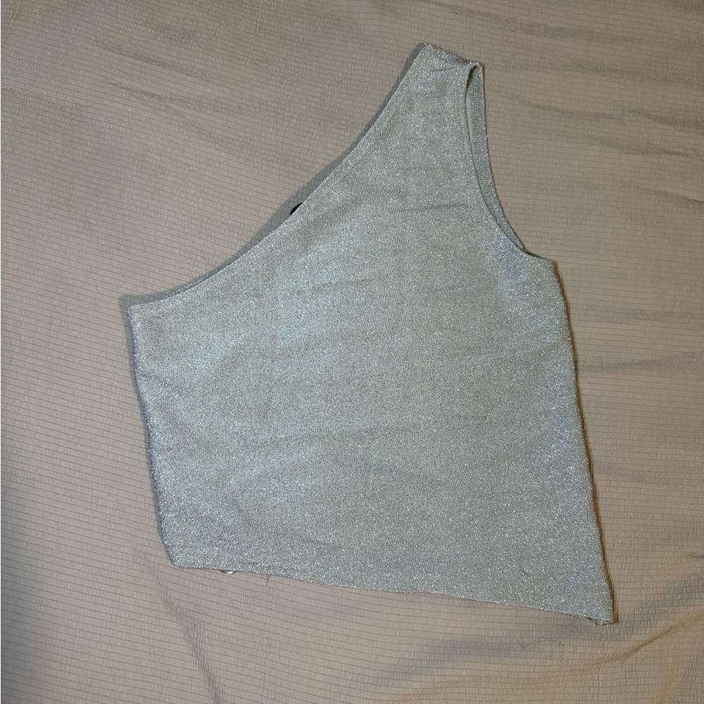 Silence + Noise One-Shoulder Women's Top
